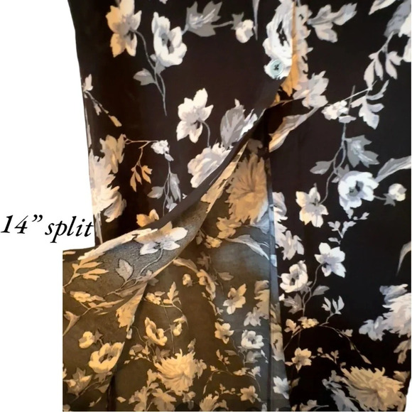 NWT Women’s Floral Button Front Maxi Skirt - Picture 4 of 4